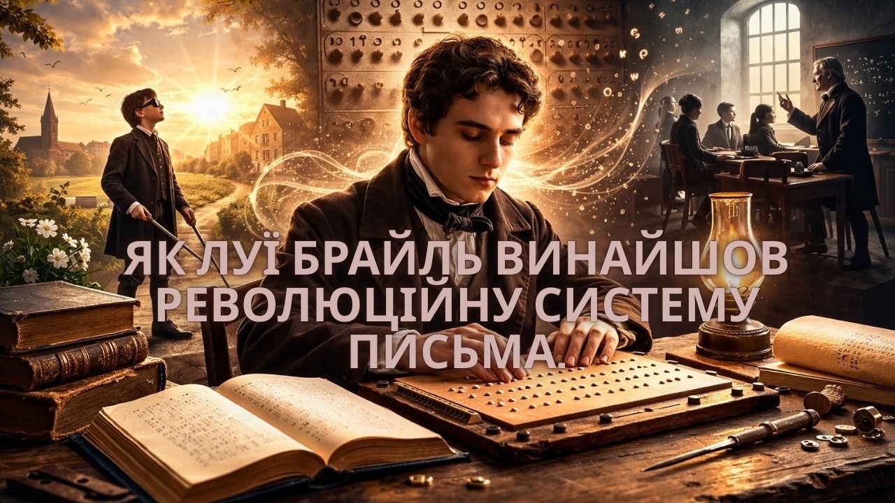 Як Луї Брайль винайшов революційну систему письма