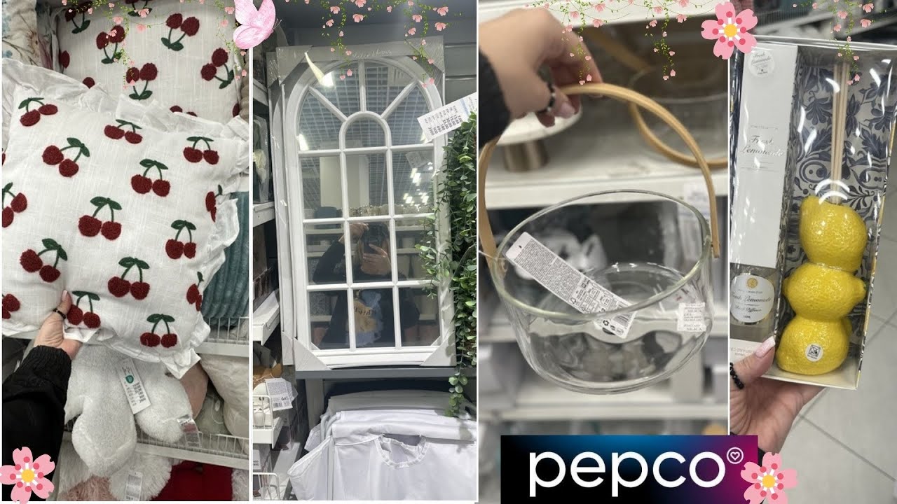 PEPCO 🌸 NOWOŚCI cudna PODUSZKA w WISIEŃKI🍒🍒 ZAZDROSTKA 15 zł & LUSTRO cudo! & NOWE HITY do KUCHNI 🍋