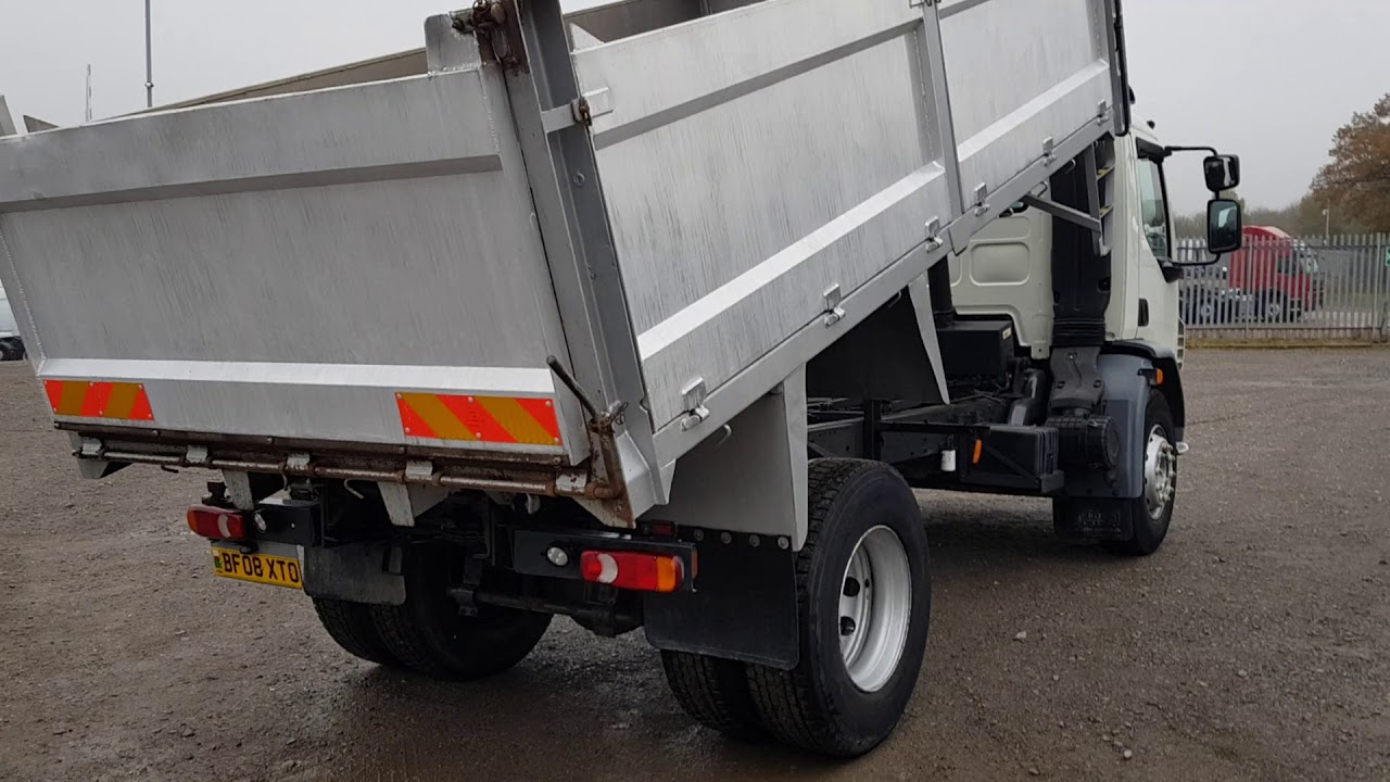 DAF LF55 18-TONNE STEEL BODY TIPPER BF08 XTO