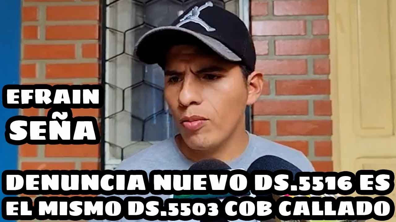 EFRAIN SEÑA DENUNCIA EL BANCO INTERMERICANO DE DESARROLLO LLEGARON BOLIVIA PARA HIPOTECARLO ..