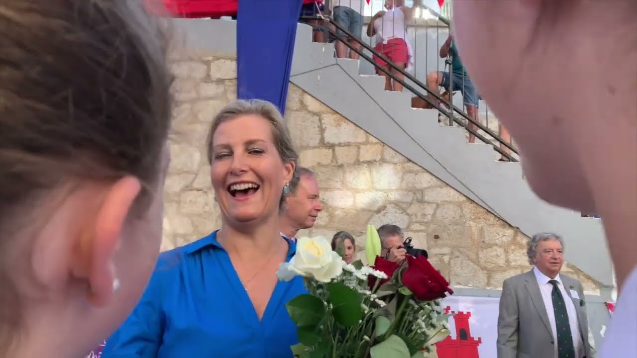 Royal Couple tour refurbished Moorish Castle Estate ten years on since last visit