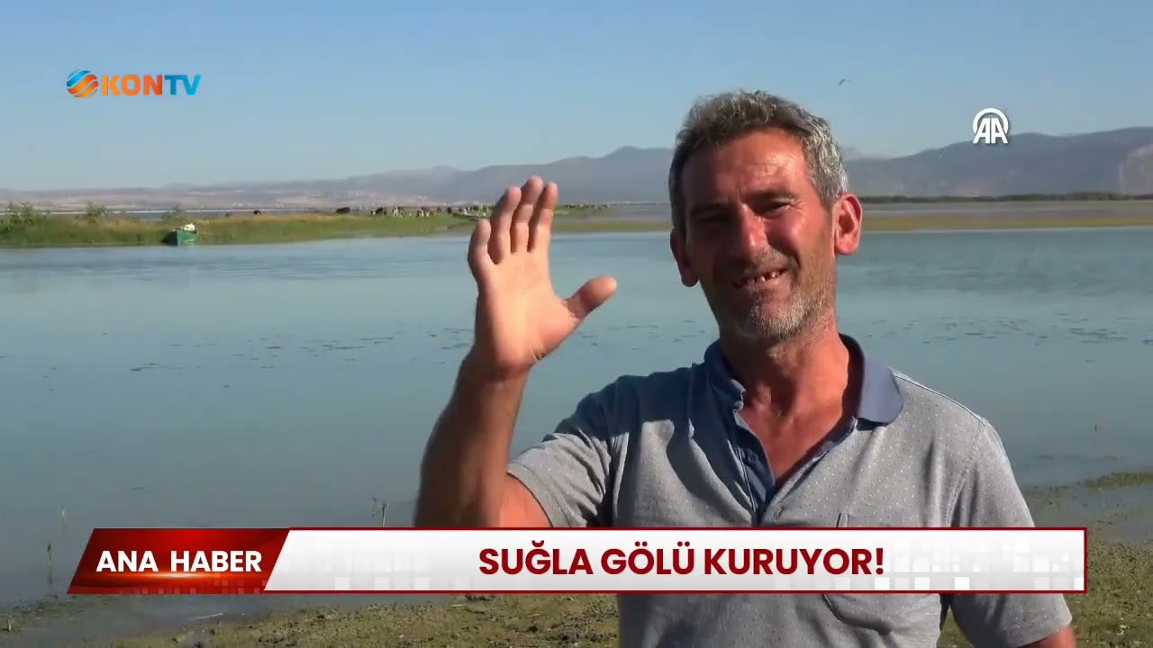 Suğla Gölü kuruyor!