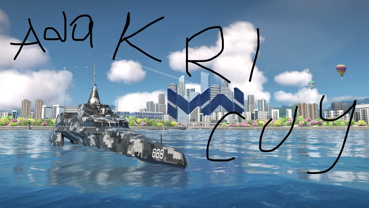 Day one main modern warship