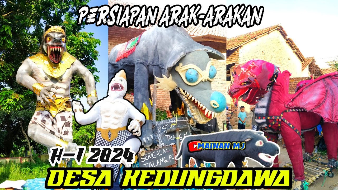 Persiapan H-1 Arak-arakan Desa Kedungdawa Kec Kedawung Cirebon 2024