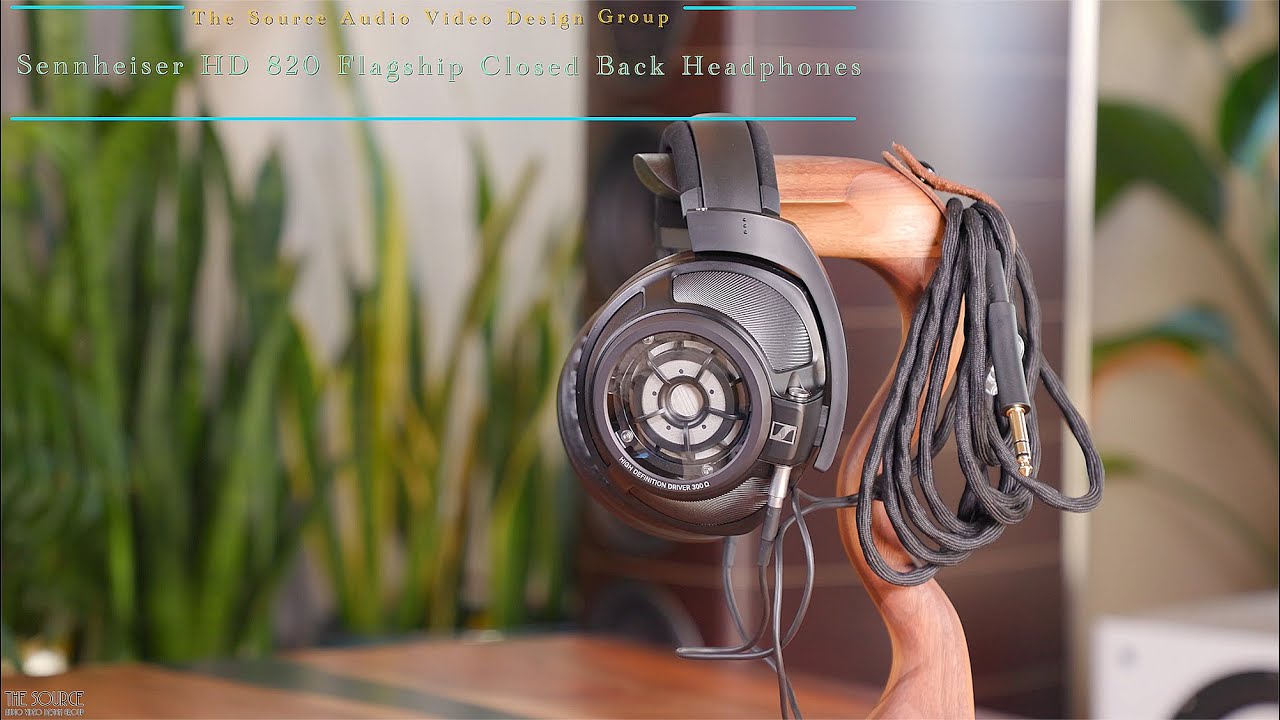 Sennheiser HD 820 Flagship Closed Back headphones: Beauty and the Beast.