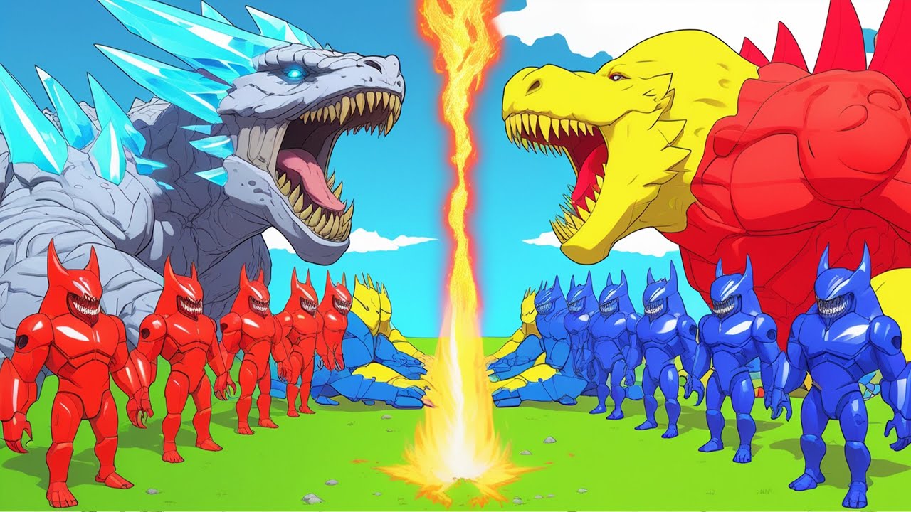 Epic Dinosaurs Tarbosaurus vs Pro 8 DEVIL T-rex l Jurassic World Evolution 3 Dinosaur Battles