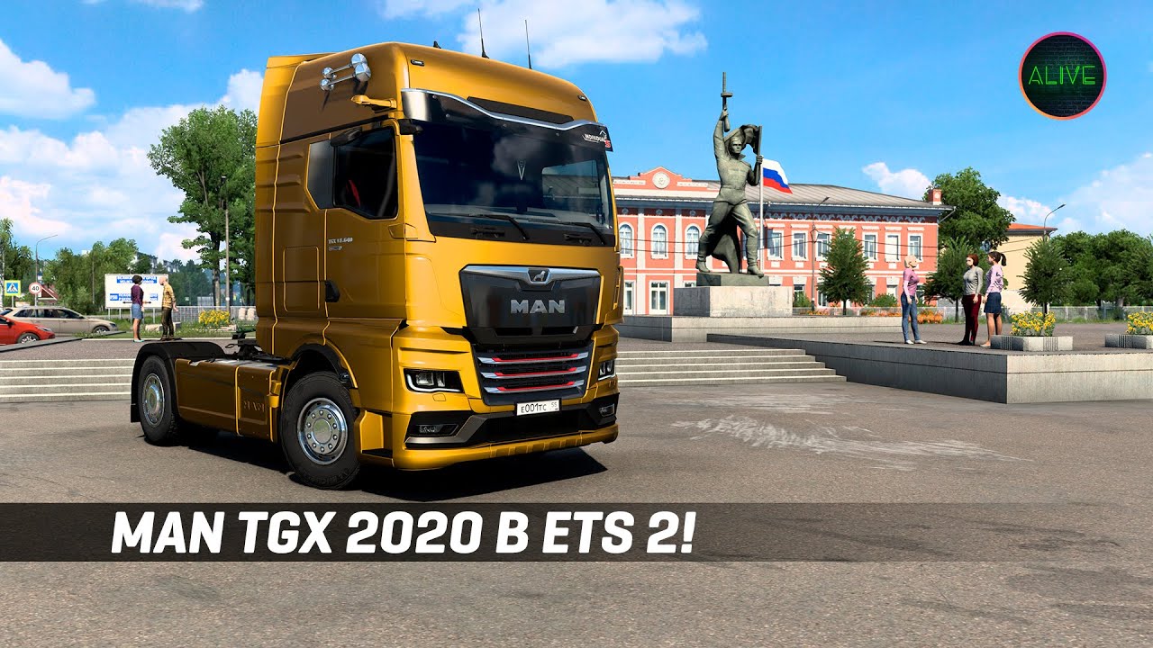 НОВЫЙ ГРУЗОВИК В #ETS2 - MAN TGX 2020 - ОБЗОР