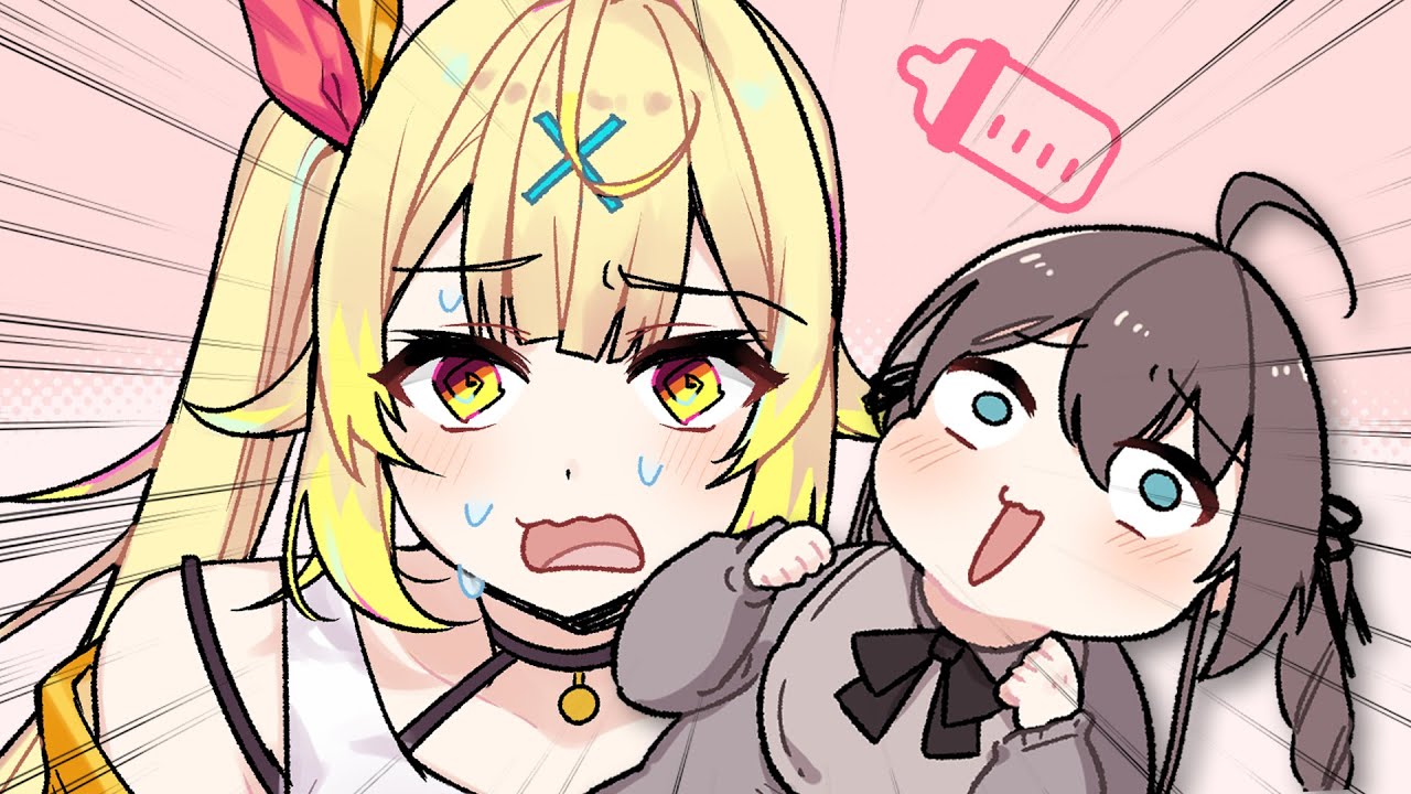 【手描き】星川オタクとしての一線を超えるまつり【夏色まつり / 星川サラ / 空澄セナ / ホロライブ / 切り抜き】