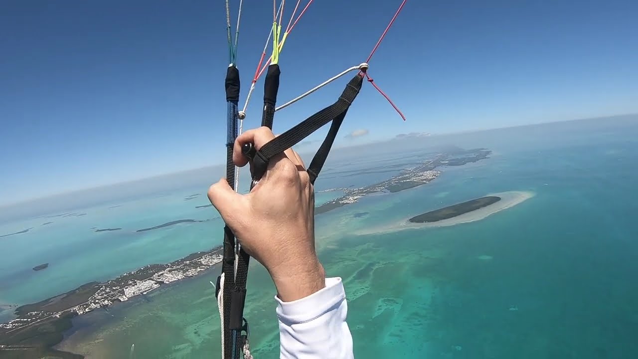 Breathtaking Views: Urban Paragliding Over the Florida Keys