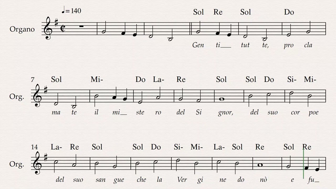 Adoriamo il Sacramento (Genti tutte proclamate) Nella Casa del Padre n. 605 (432 Hz)