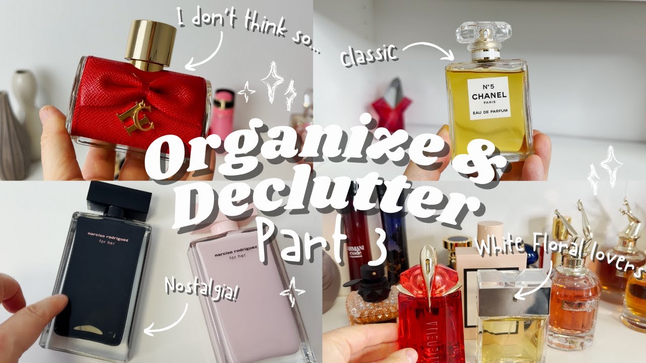 Organize and Declutter my Perfume Collection with me! (Part 3) | Fragrance Organization + Declutters