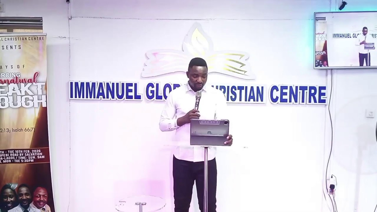 WELCOME TO THE SCHOOL OF THE WORD @IMMANUEL GLOBAL CHRISTIAN CENTRE