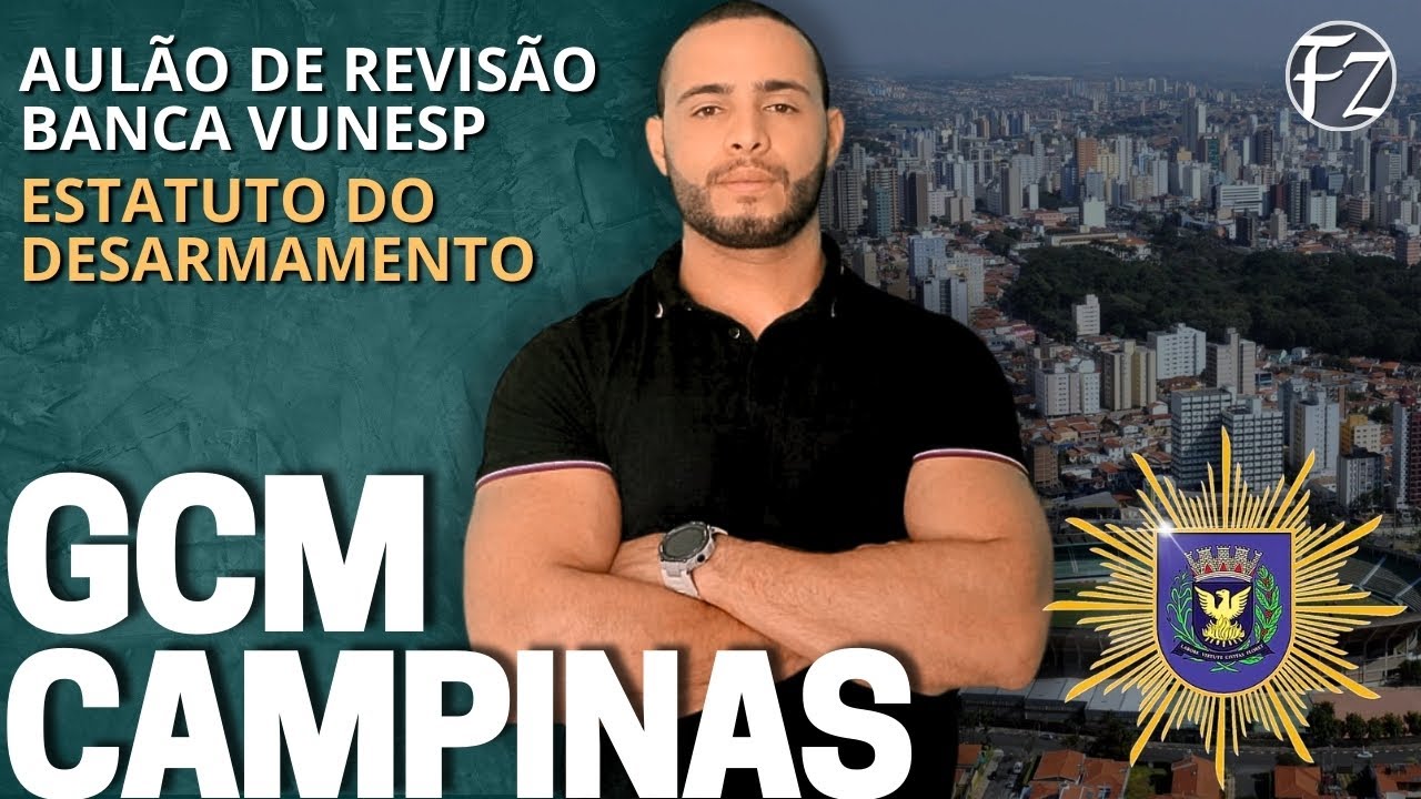 ESTATUTO DO DESARMAMENTO (LEI 10.826/03) - VUNESP - REVISÃO POR QUESTÕES | GCM CAMPINAS