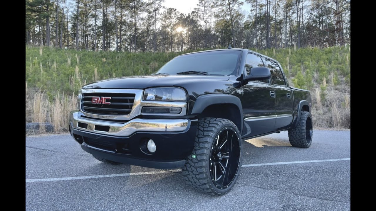 LEVELING KIT & 24x12 with 33s on the Sierra!!!!