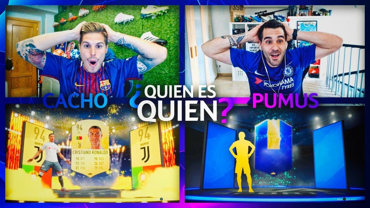 CRISTIANO RONALDO EN UN QUIEN ES QUIEN!!!!| EL MAYOR TROLEO A PUMUSCOR!! | FIFA 19