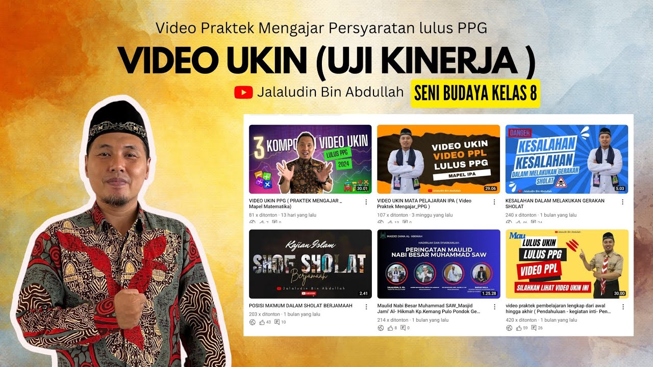 VIDEO UKIN ( UJI KINERJA _PPG PILOTING 3 SENI TARI )