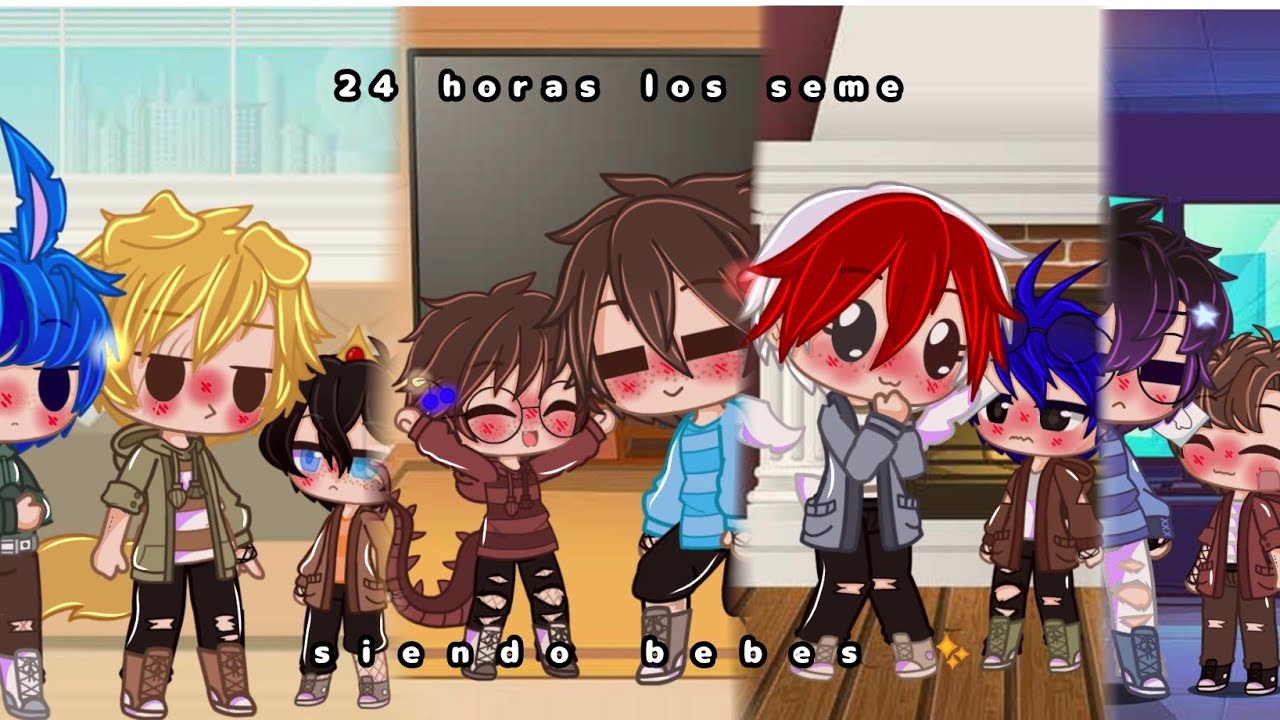 💖💞✨24 horas los seme siendo bebes💖💞✨||mini mike||