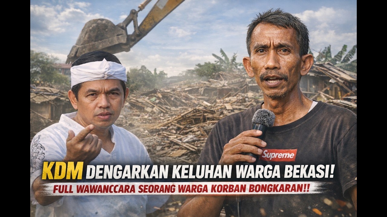 Viral Bekasi‼️Warga Bantaran Kali Duren Jaya Minta Waktu, Drainase Tetap Dikebut