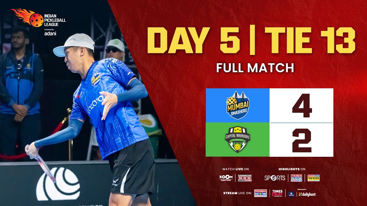 IPBL Tie 13 | Full Match | Mumbai Smashers vs Capital Warriors Gurgaon | 4&ndash;2