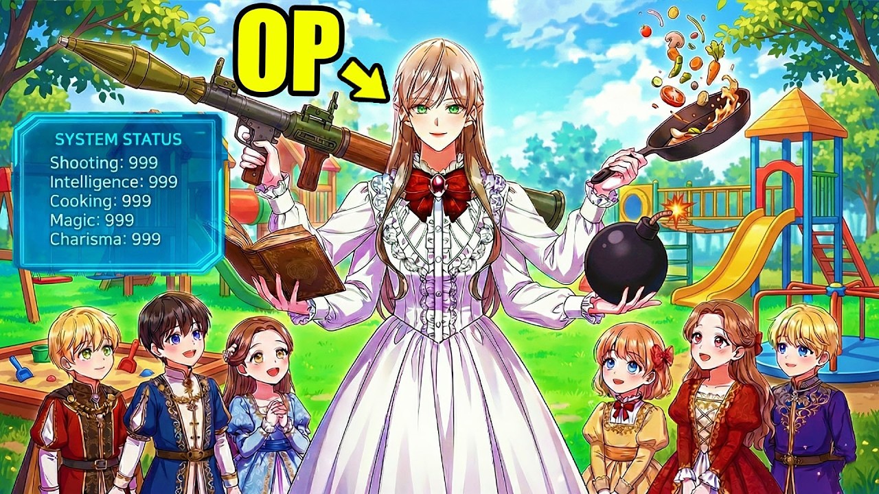 (1-3) She Reached MAX LEVEL… But Opened a Kindergarten for Future VILLAINS?! | MANHWA RECAP