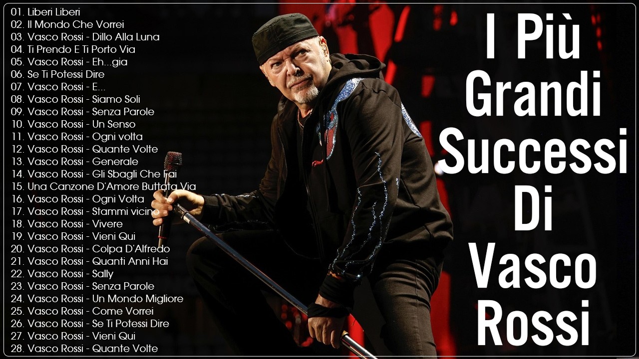 I Più Grandi Successi Di Vasco Rossi - Vasco Rossi Live - Vasco Rossi Greatest Hits Full Album