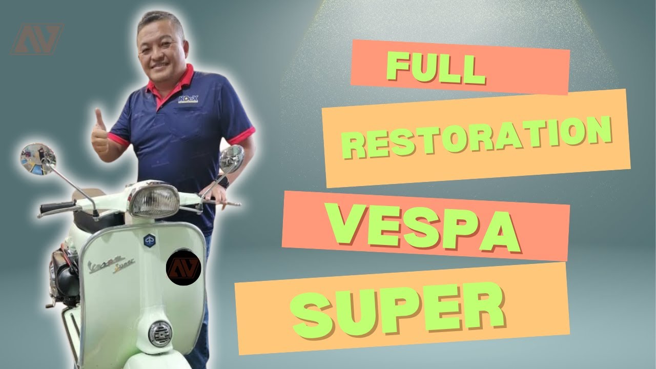 ПОЛНАЯ ВОССТАНОВЛЕНИЕ VESPA SUPER MR.LIM