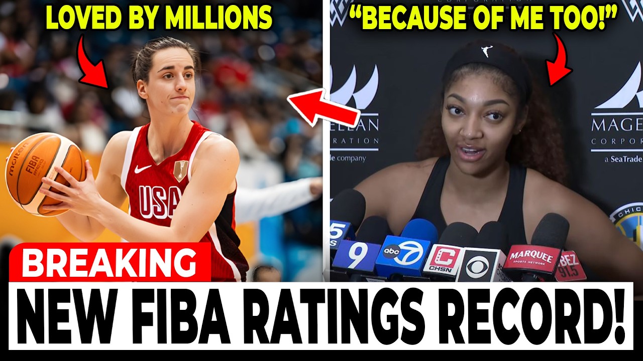 Angel Reese FURIOUS As Caitlin Clark BREAKS FIBA RATINGS RECORD In Team USA Debut!