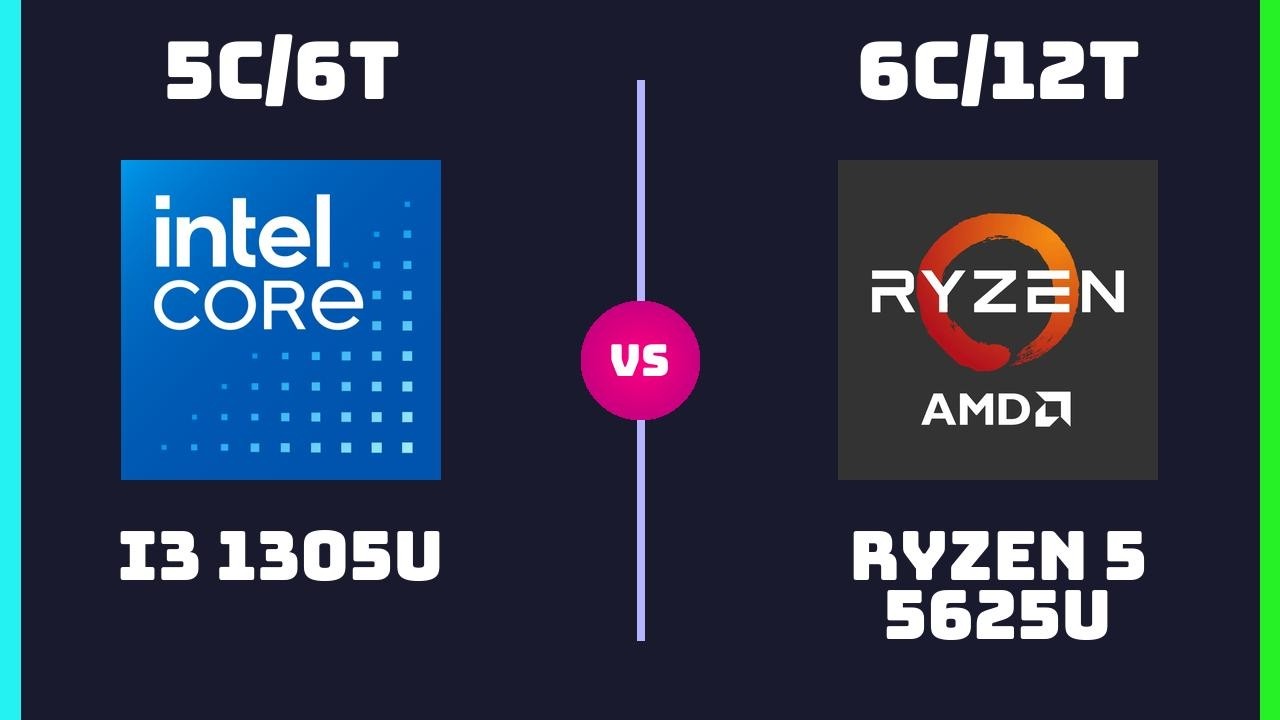 Intel Core i3 1305U vs AMD Ryzen 5 5625U &ndash; CPU Comparison