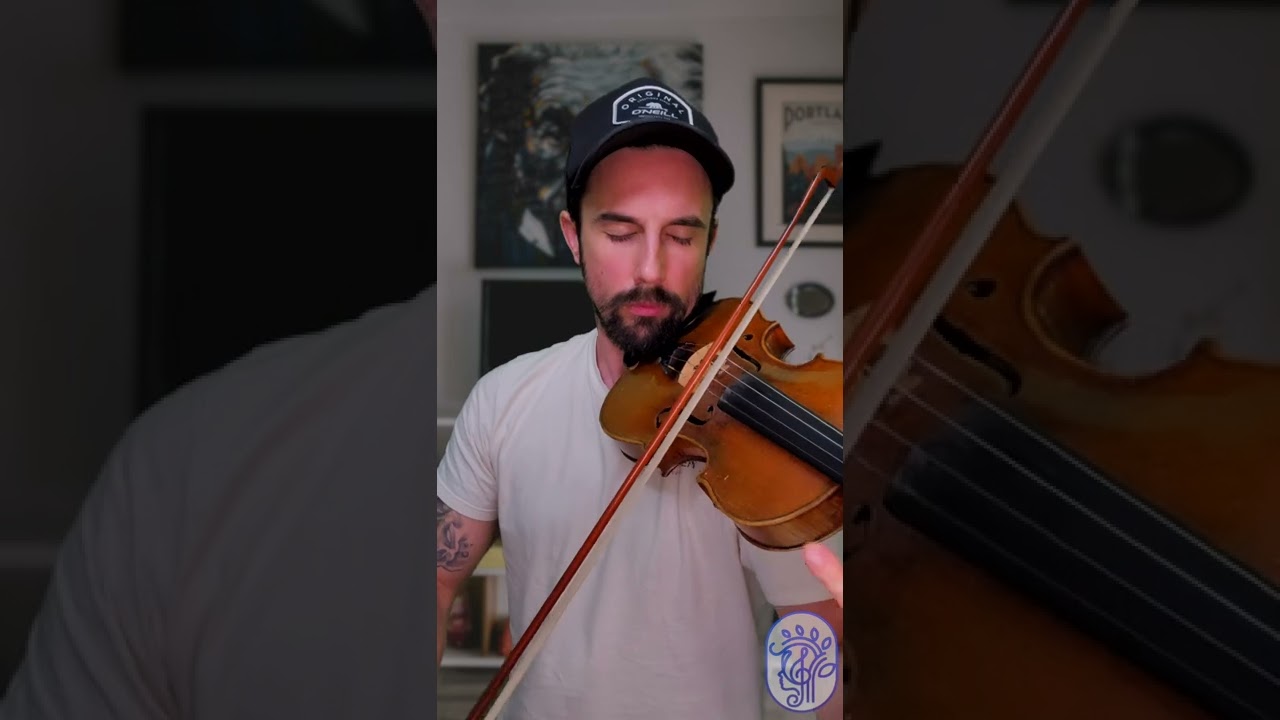 Easy Violin Tutorial of How To Play Interstellar Main Theme