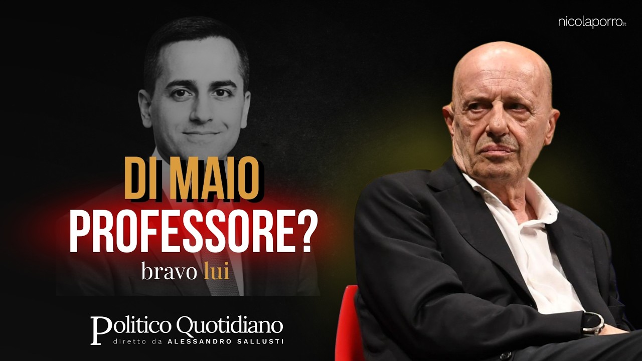 Luigi Di Maio professore? Chi se ne frega se non &egrave; laureato - Il commento di Sallusti