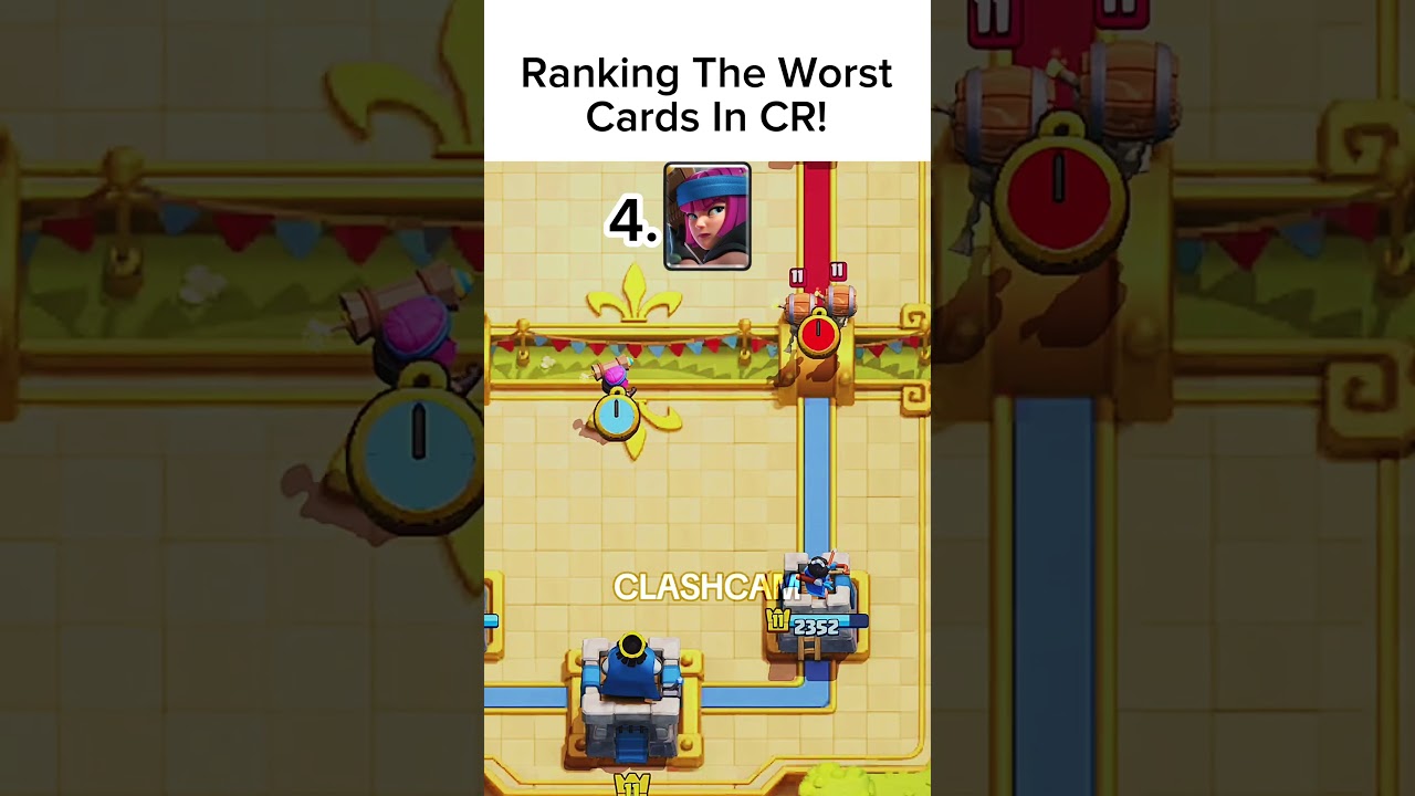 Ranking Most Annoying Cards Clash Royale #clashroyale #clashroyalememes #shorts #clashroyaleshorts