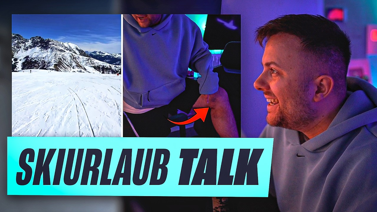 STURZ & BLAUE FLECKEN 😄 GamerBrother &uuml;ber seinen SKI URLAUB ⛷️