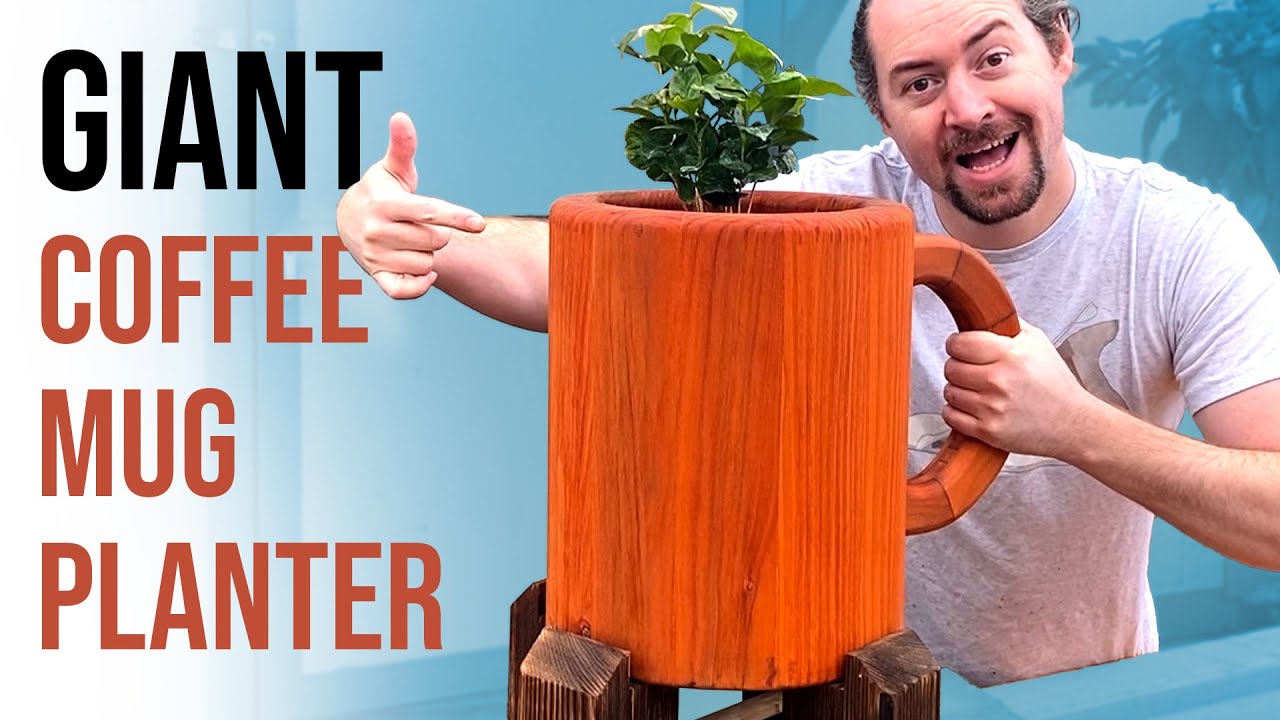 VERY UNIQUE Planter from Redwood 2x4s - with plans
