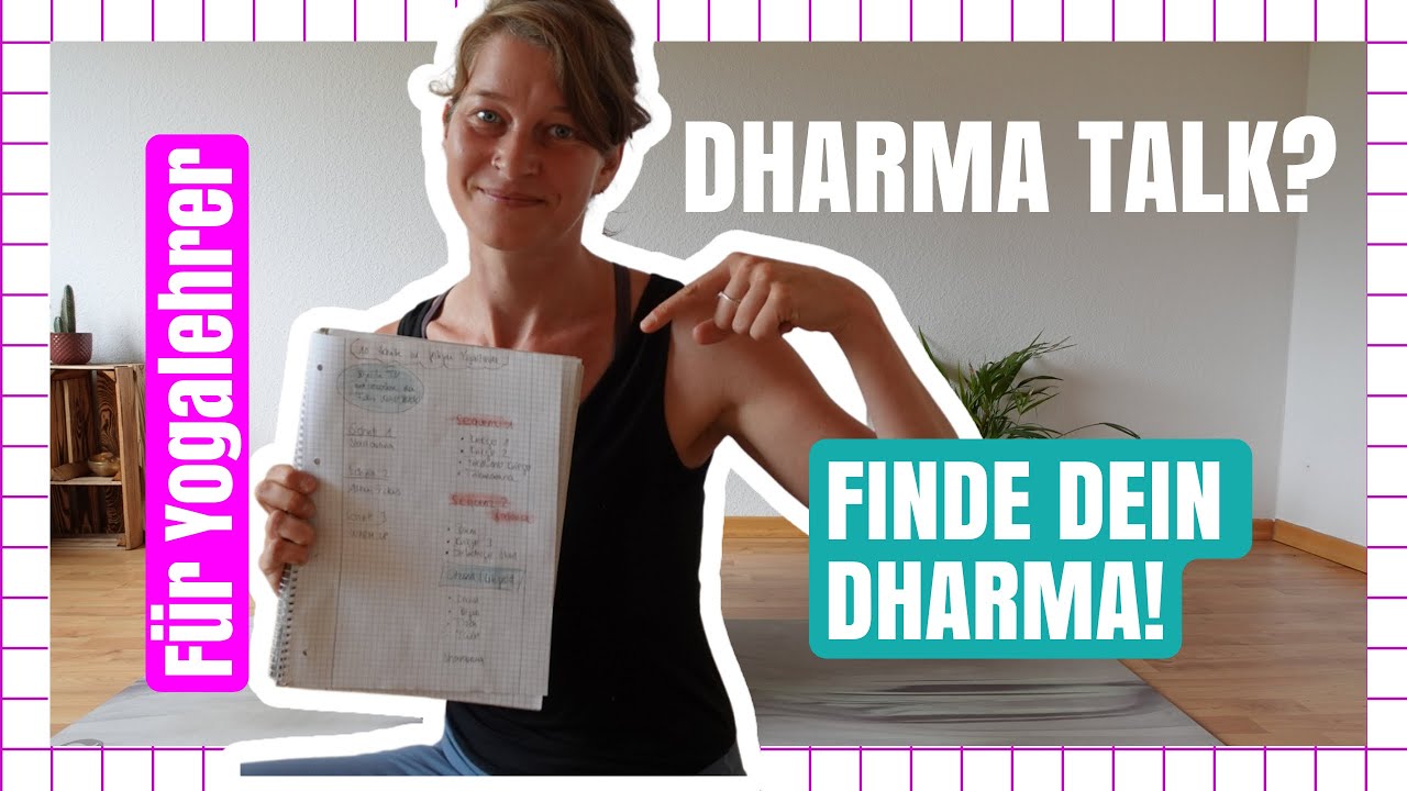 Wie du einen Dharma Talk machst