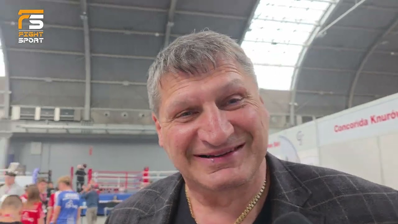 ANDRZEJ GOŁOTA NA TARGACH BOKSU! KR&Oacute;TKA WYPOWIEDŹ