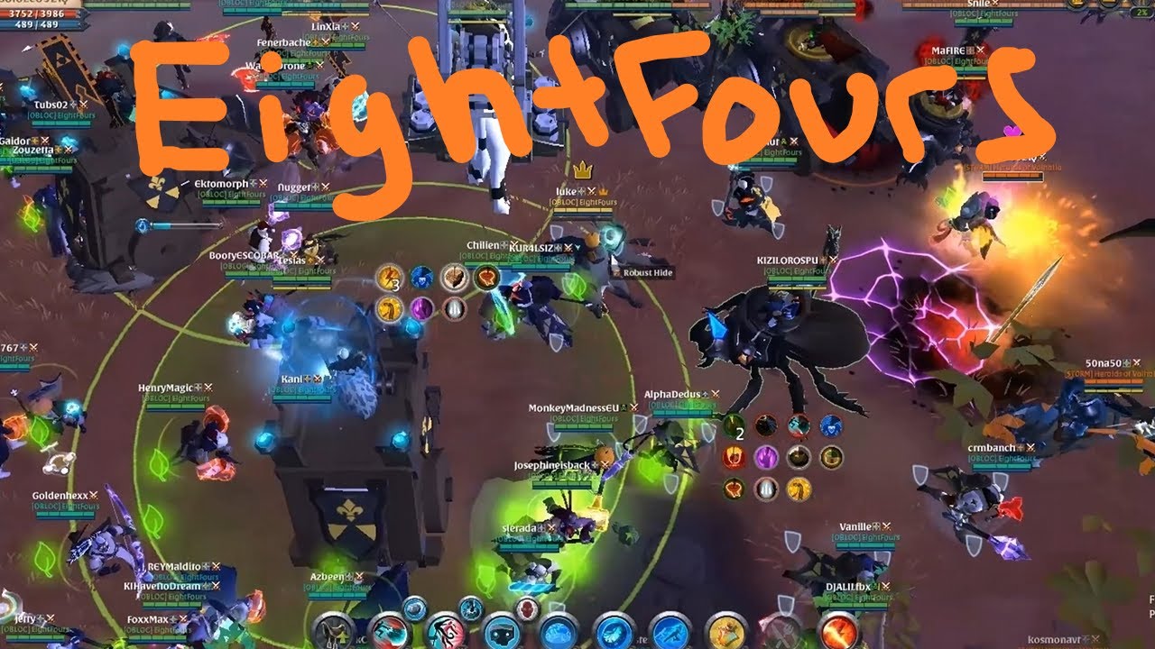 EightFours 24% vs HoV + CG 33% | Caller POV | Albion Online ZvZ