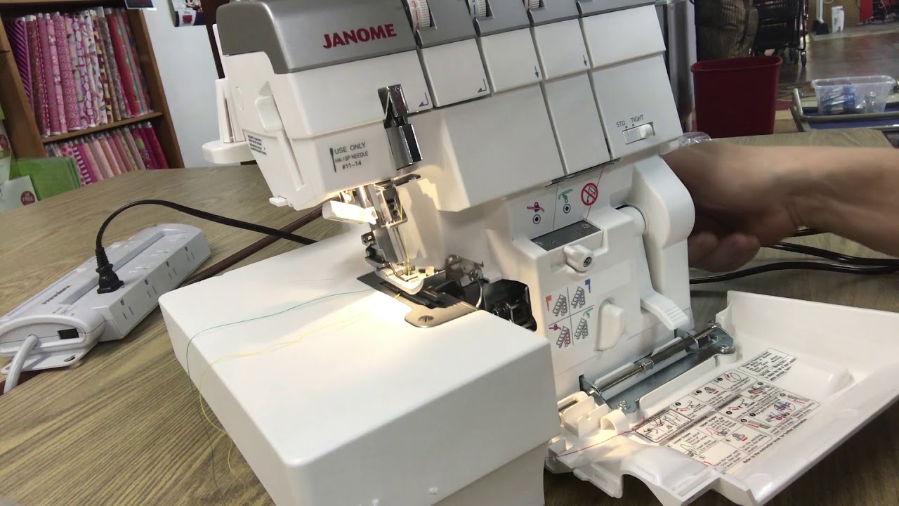 Janome Air Threading Serger Unboxing
