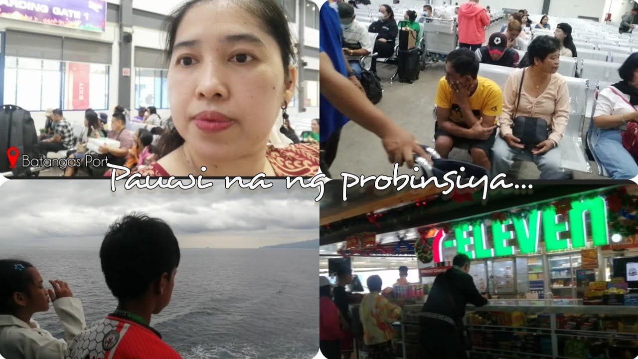 .♡ Going To Batangas Port + May 7 Eleven Sa Barko | Itsmelorhie vlogs