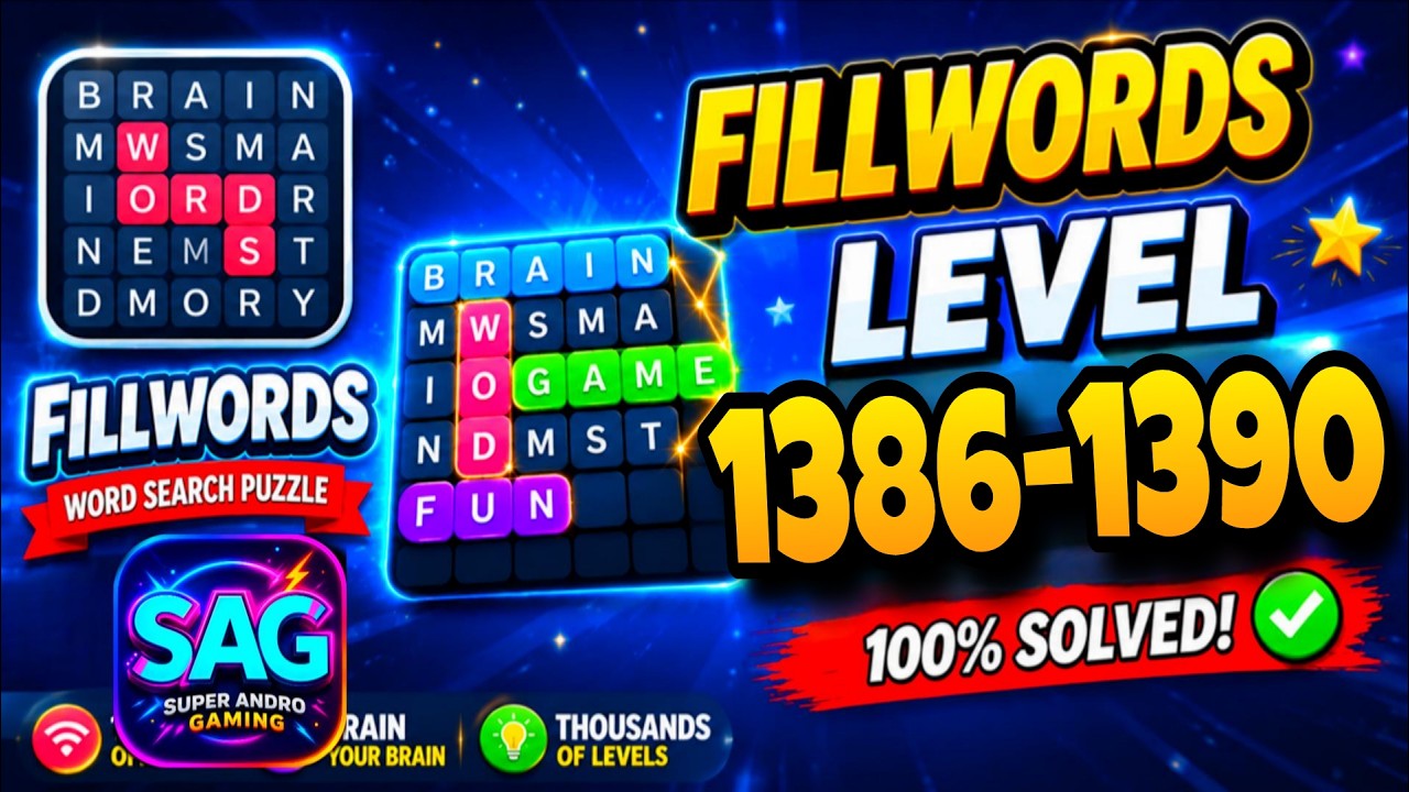 FILLWORDS level 1386 1387 1388 1389 1390