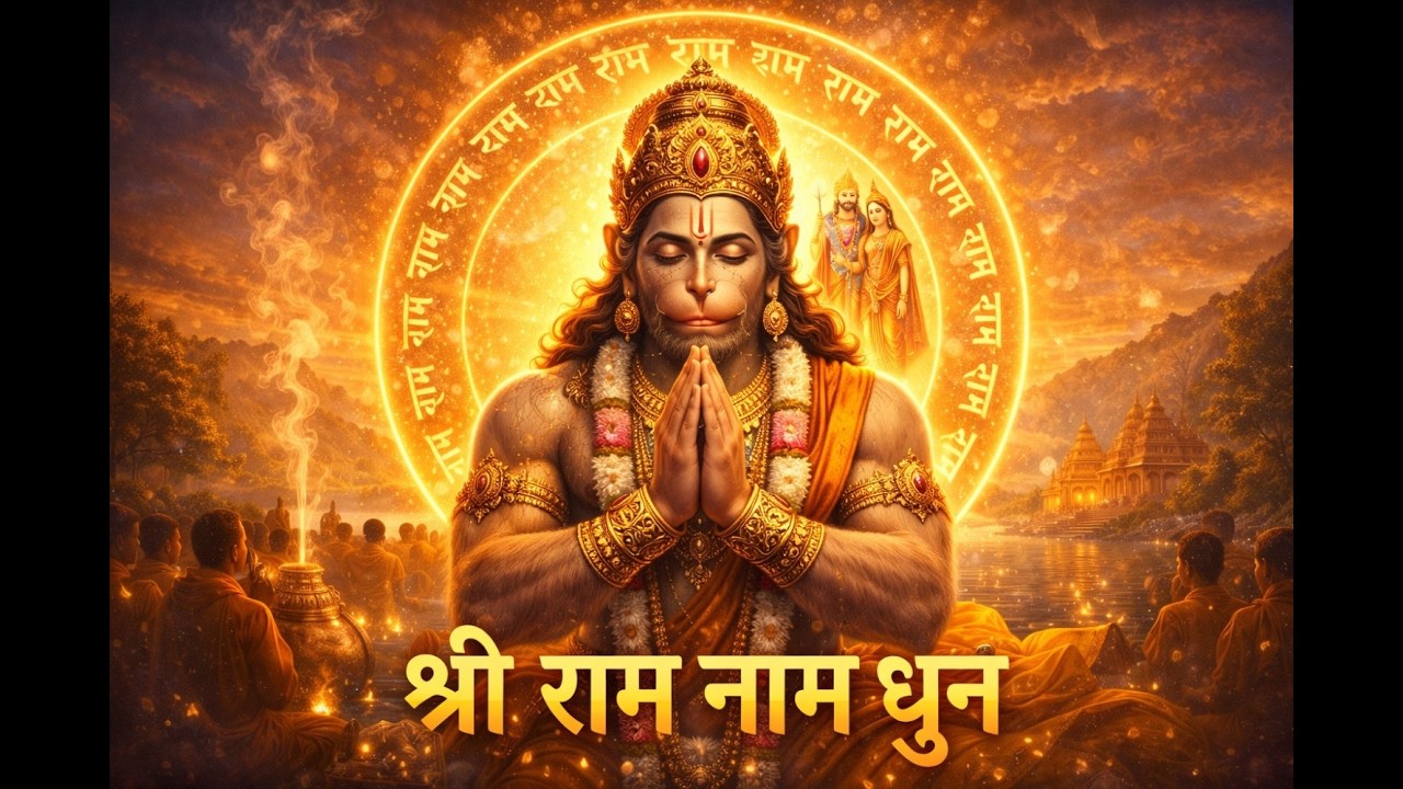 श्री राम जय राम जय जय राम | जय सिया राम | Powerful Meditation Dhun |  Peaceful Ram Naam #bhajan
