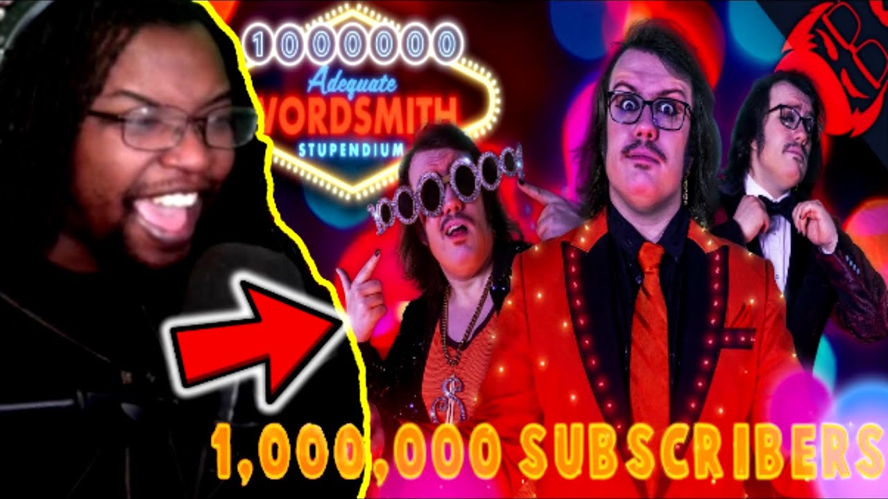 ADEQUATE WORDSMITH | 1,000,000 SUBS SPECIAL! The Stupendium / DB Reaction