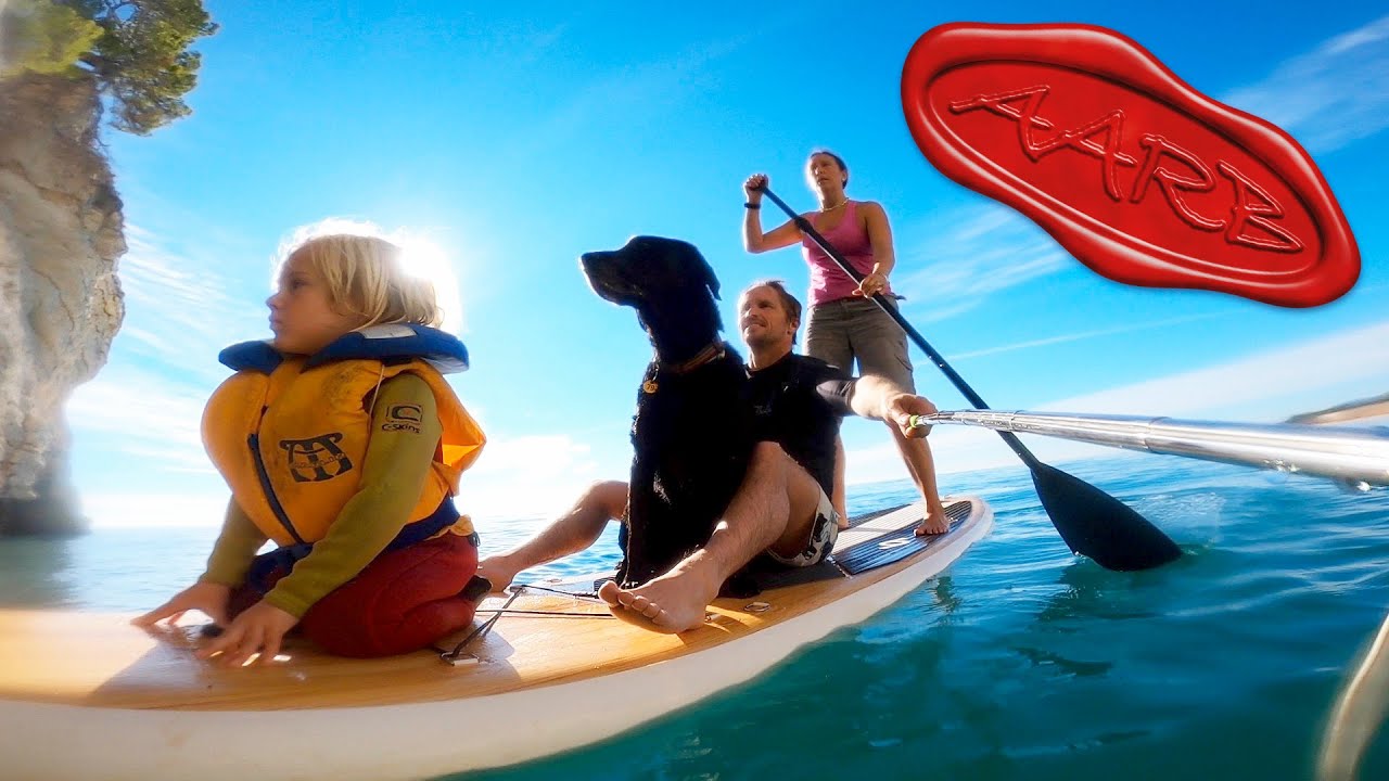 Paddleboarding in Italy. SUP, Caves, & Naked Bays - Audacious Adventures of Riley Bear - AARB