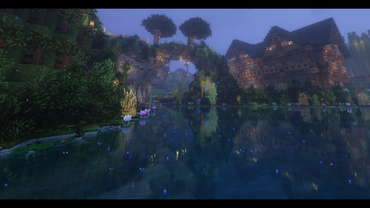 Minecraft - Medieval area tour
