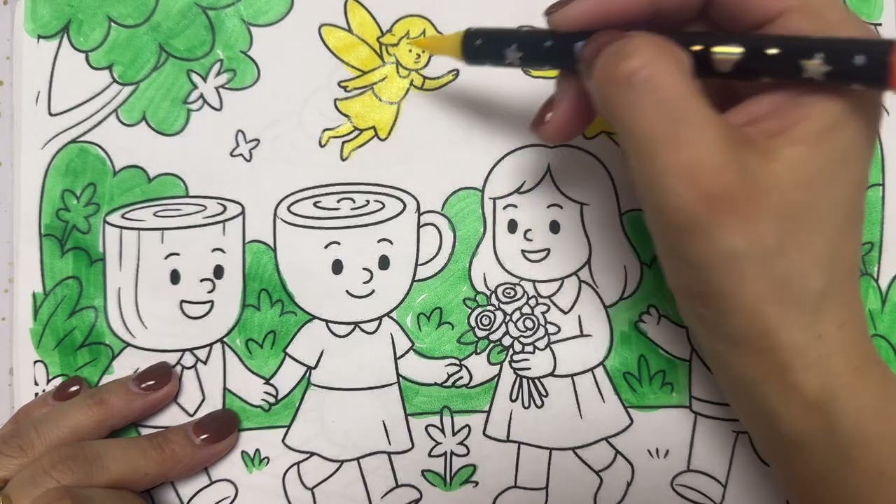 ❤️Satisfying🖌️Relaxing🌈Colouring 