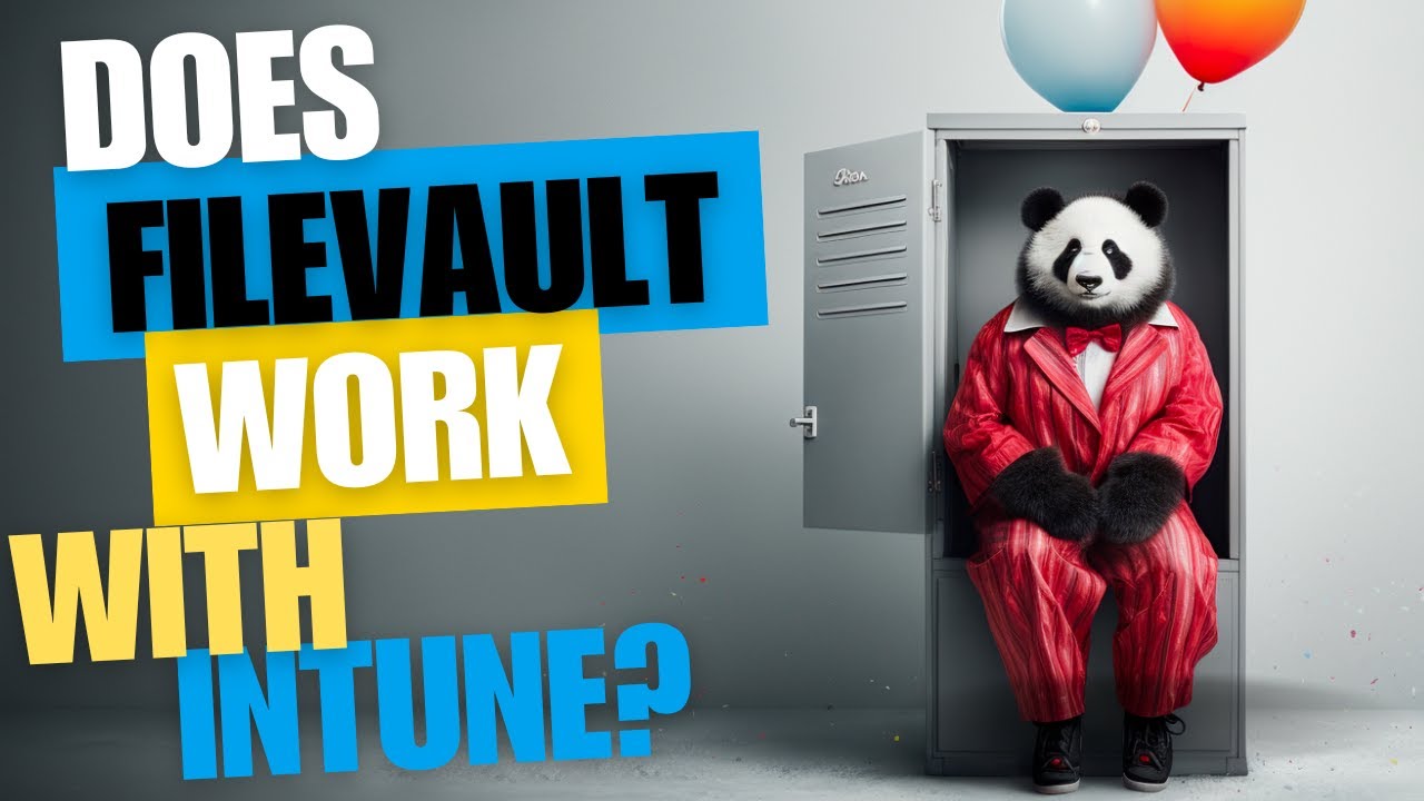 Does FileVault work with Intune??