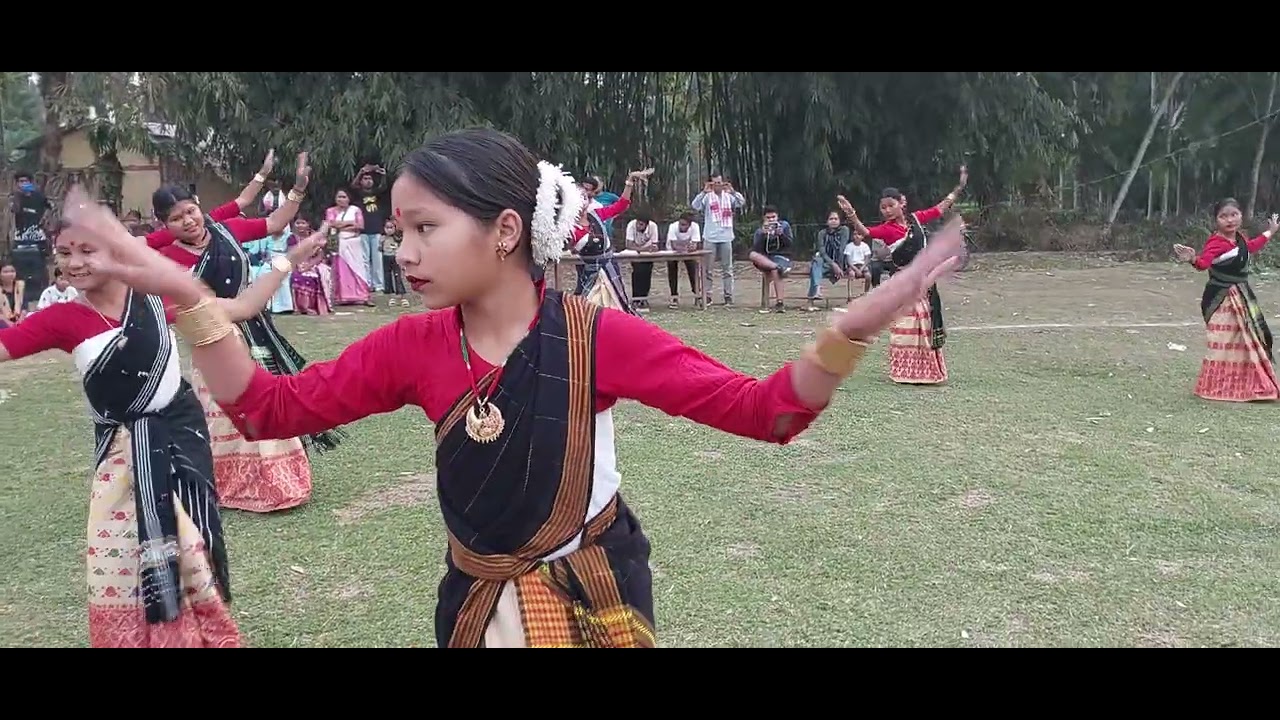 Women's day Bhabari M.E School Moran Dance March 2026