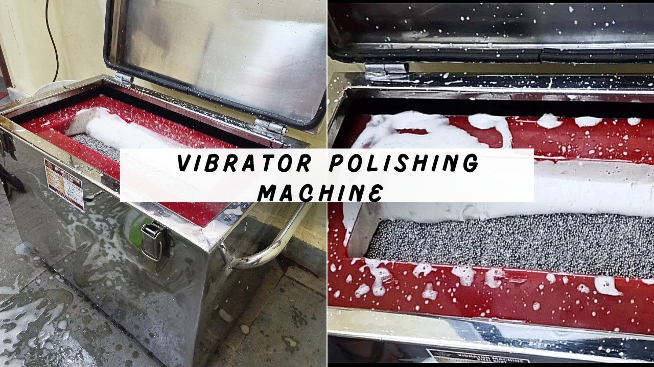 Vibrator Polishing Machine for Silver | Copper | Jewellery item