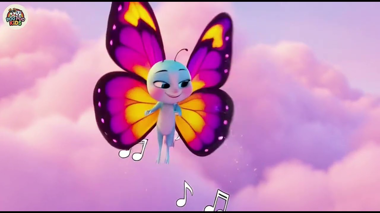 A Borboleta Feliz 🦋   Música Infantil Portuguesa