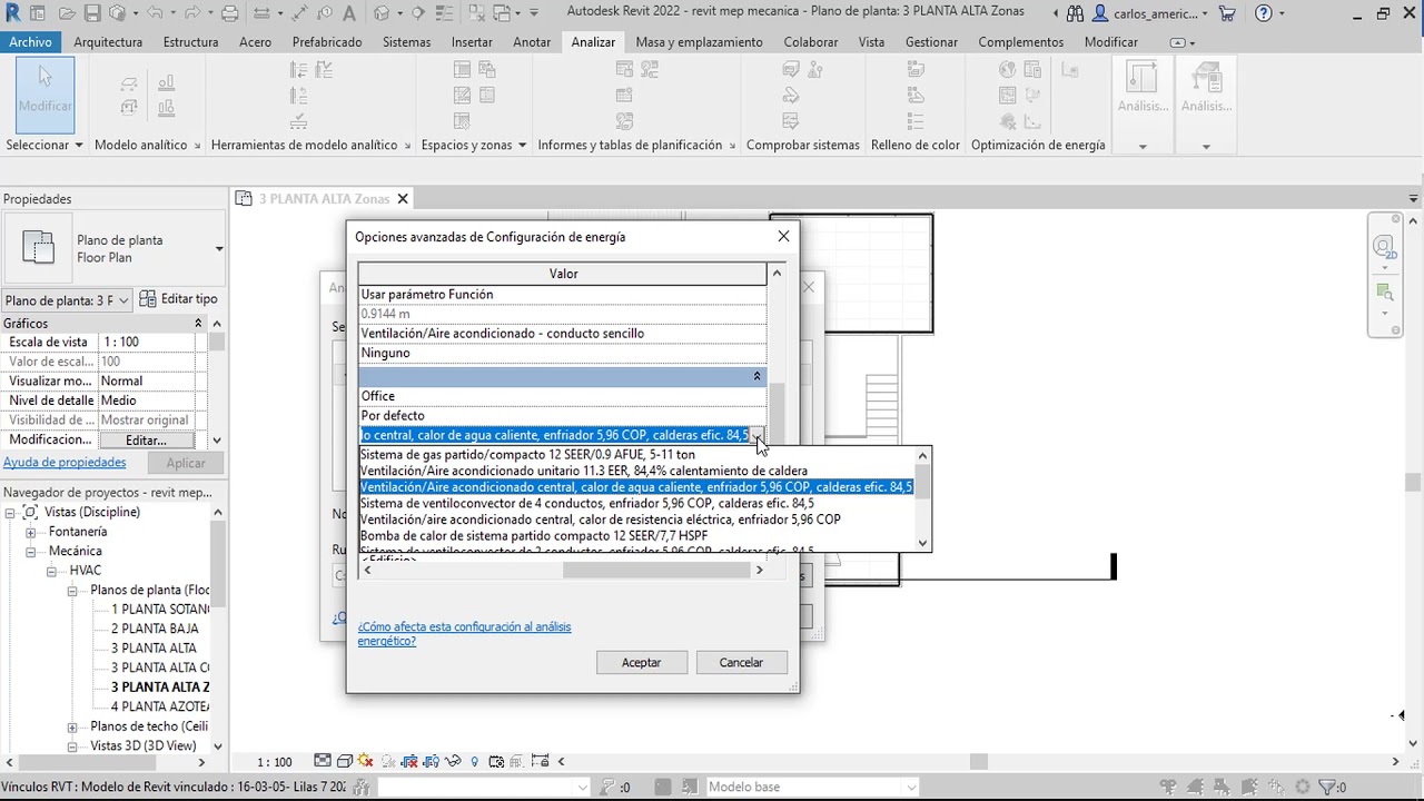 REVIT MEP 40 : Calculo de cargas térmicas