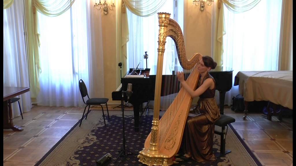 Handel-Grandjany Concerto for harp. Play Elizaveta Bushueva harp.